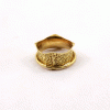 Ring Size - 9 Brass Spinner Ring E - BSPR998 18K Gold Plated Brass Spinner Challa Fashion Finger Ring